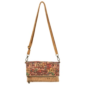 Gentuta din pluta crossbody Roofs 33198 Ibucork.ro
