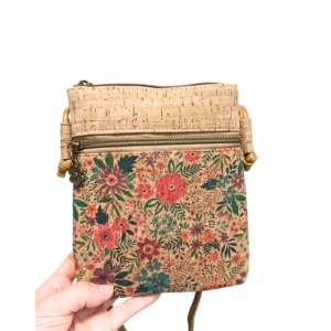 Gentuta din pluta crossbody Summer Flowers