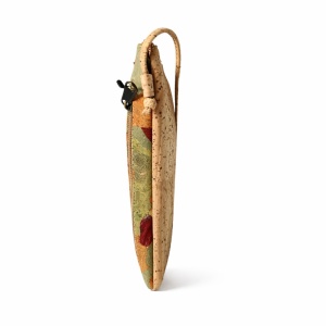 Gentuta telefon din pluta Textures Green, 3, ibucork.ro