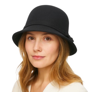 Palarie dama neagra cu fundita, 1, ibucork.ro