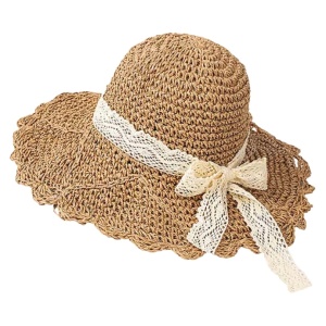 Palarie din rafie Lace 36968 Ibucork.ro