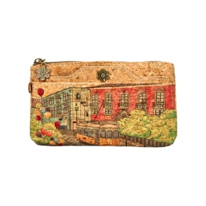 Portofel din pluta pentru carduri Urban Print 33008 Ibucork.ro