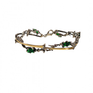 Bratara din argint Emerald 27759 Ibucork.ro