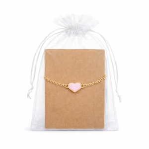 Bratara reglabila Pink Heart, 2, ibucork.ro