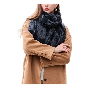 Esarfa Cashmere - Brown and Black 32219 Ibucork.ro