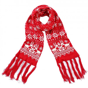 Fular tricotat Snowflake 21479 Ibucork.ro