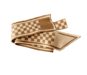 Fular tricotat Tabla de sah, 3, ibucork.ro