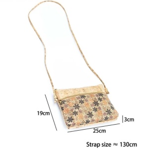 Gentuta crossbody din pluta multicolora 36809 Ibucork.ro