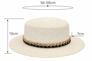 Palarie dama eleganta din rafie Chain, 5, ibucork.ro