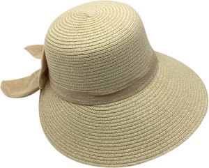 Palarie dama vintage din rafie crem, 3, ibucork.ro