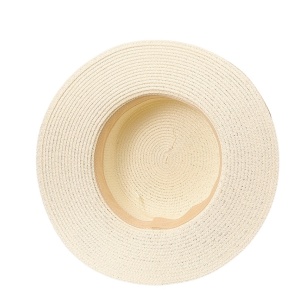 Palarie din rafie cu model geometric 37279 Ibucork.ro