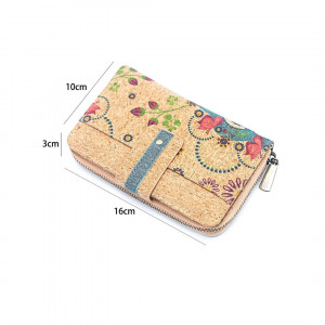 Portofel compact din pluta cu clapa 15659 Ibucork.ro
