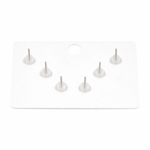 Set cercei 3 perechi cu pin argint, 3, ibucork.ro