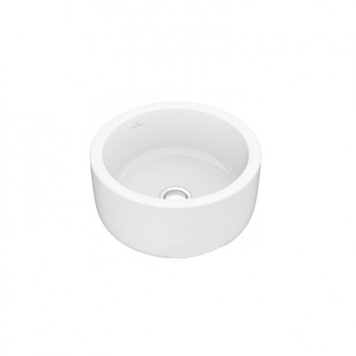 Lavoar pe blat Villeroy&Boch Architectura, rotund, 40x40x17 cm, alb