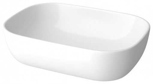 Lavoar pe blat Cersanit Moduo, rectangular, 50x36x15 cm, alb
