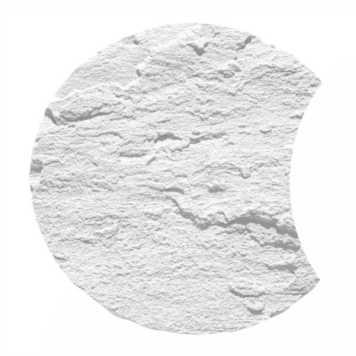 Pas japonez Star Stone semiluna diametru 50 cm, white