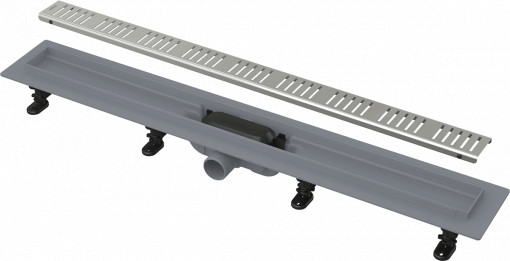 Set rigola pentru dus cu capac Alcadrain APZ10 Simple 65 cm, crom