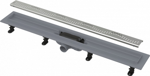 Set rigola pentru dus cu capac Alcadrain APZ8 Simple 65 cm, crom