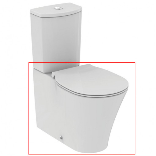Vas wc btw Ideal Standard Connect Air, Aquablade, pt. rezervor asezat, fixare ascunsa