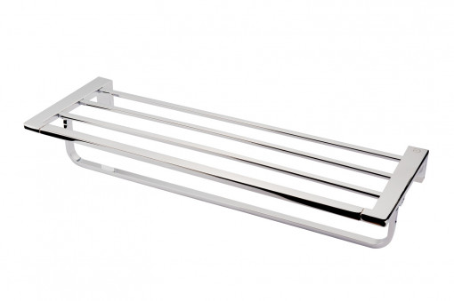 Bara portprosop cu raft FDESIGN Piazza 60 cm, crom