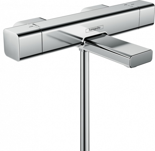 Baterie cada termostatica Hansgrohe Ecostat E, crom