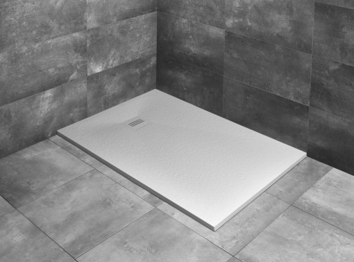 Cadita dus dreptunghiulara compozitRadaway Kyntos F 120x70x3 cm, alb