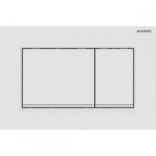 Clapeta actionare Geberit Sigma 30 Alb-Alb Mat