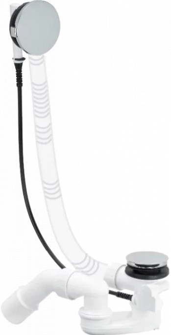 Sifon cada cu preaplin/ventil Villeroy&Boch Multiplex, crom