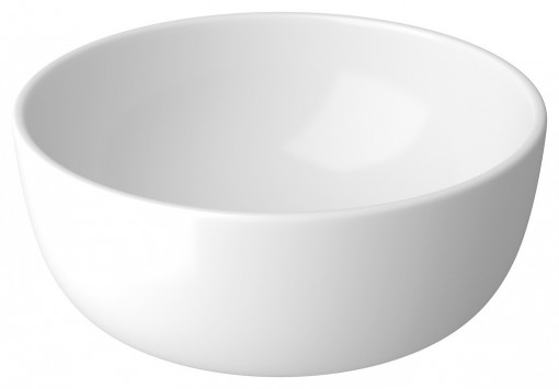 Lavoar pe blat Cersanit Moduo, rotund, 35x35x15 cm, alb