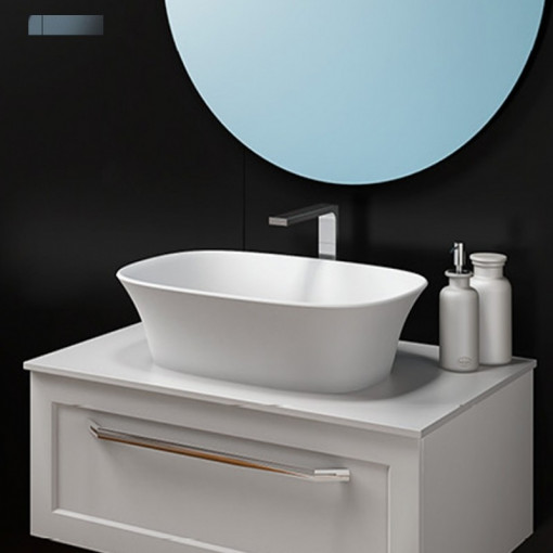 Lavoar pe blat Kolpasan Blanche 53x39x15 cm, alb