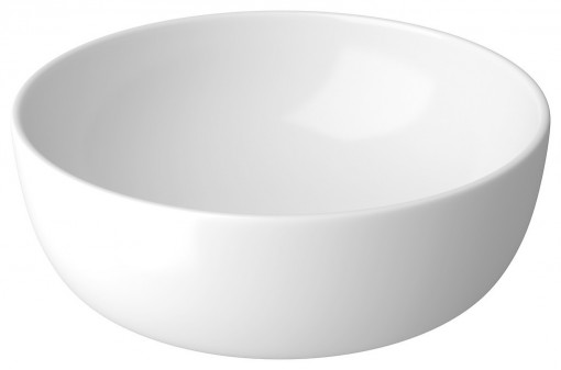 Lavoar pe blat Cersanit Moduo, rotund, 40x40x15 cm, alb