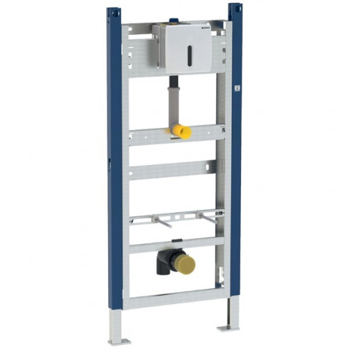 Set de instalare pisoar Geberit Prepack cu senzor si clapeta electronica alba