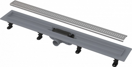 Set rigola pentru dus cu capac Alcadrain APZ10 Simple 95 cm, crom