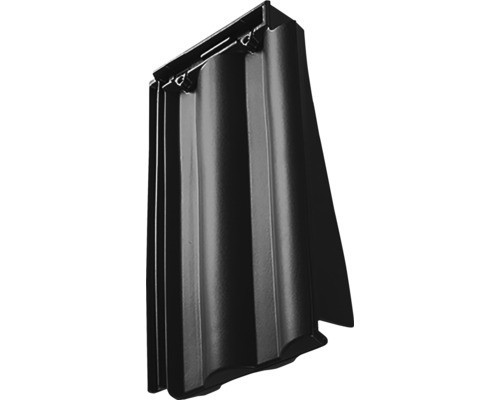 Tigla de margine dreapta Tondach Twiston 9 (Twist) 30 x 50 cm, antracit