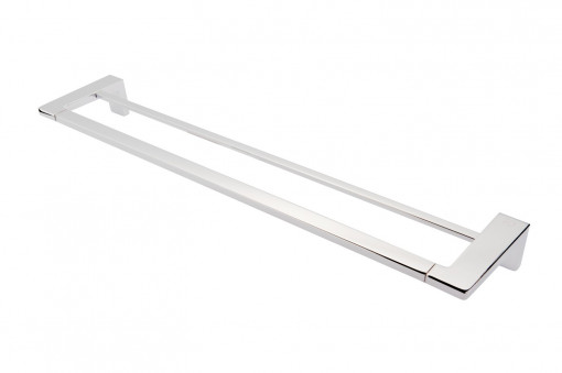 Bara dubla portprosop FDESIGN Piazza 60 cm, crom