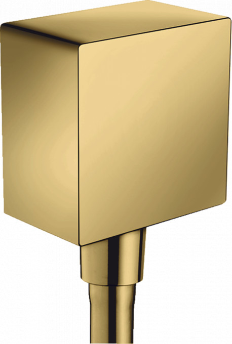 Conector furtun dus Hansgrohe FixFit Square, auriu lucios