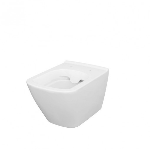 Vas wc suspendat Cersanit City Square Clean On, fixare ascunsa