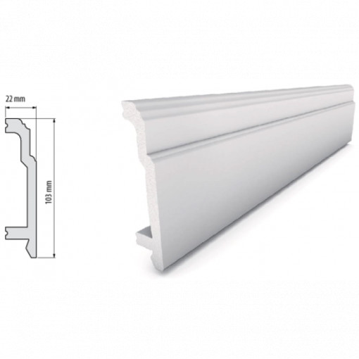 Plinta duropolimer DP9 10cm/2.40m