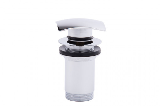Ventil lavoar click-clack FDESIGN Kleome, cu preaplin, crom