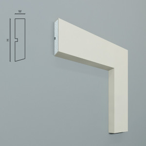 Ancadrament exterior de fereastra AT12A - 13x3x200 cm