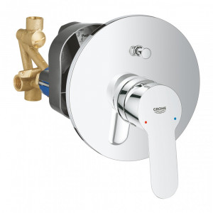Baterie cada dus incastrata Grohe BauEdge corp incastrat inclus crom - Img 1