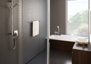 Baterie lavoar Hansgrohe Logis 190 inalta, crom - Img 4