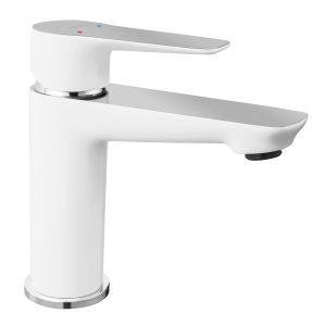 Baterie stativa lavoar Ferro Adore White, alb/crom
