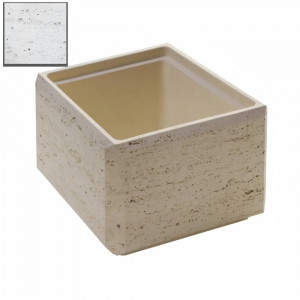Boltar din beton pentru gard Star Stone Traverstone Block 30x30x20 cm, silver