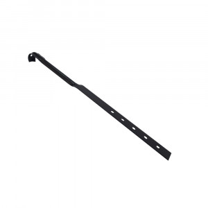 Brida jgheab pentru sistem pluvial Bilka, metalic, D 150 mm, negru (RAL 9005), mat