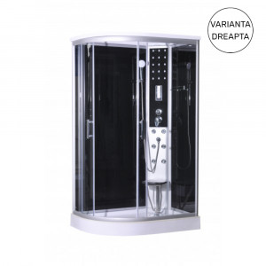 Cabina cu hidromasaj Sanotechnik Quick Line Vario CL121 colt dreapta, 80x120x215 cm