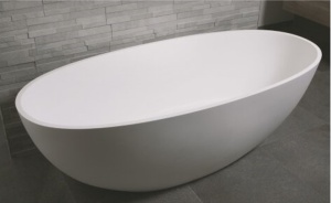 Cada freestanding compozit 150x78 cm alb lucios