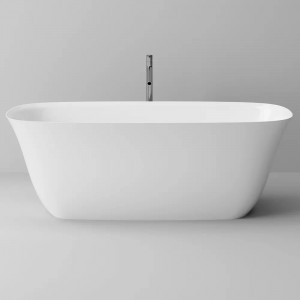 Cada freestanding compozit Marmite Creta 170x73 cm, alb