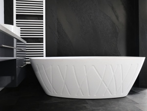 Cada freestanding Sanotechnik Las Vegas white, acril, 180x80x56 cm - Img 2