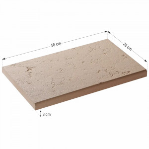 Capac interval gard Star Stone Roma Clasic, 50x30x3 cm, smoke - Img 3